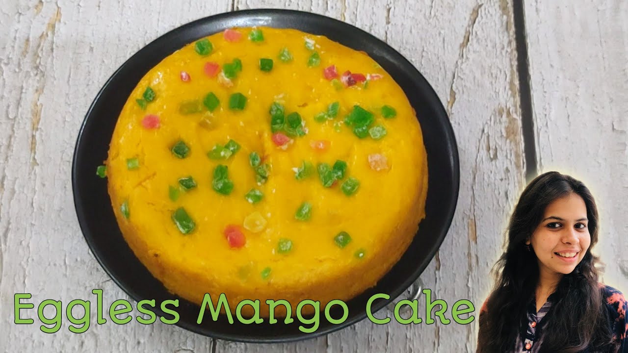 Mango Cake | Eggless Mango Cake Without Oven | Taptis Kitchen