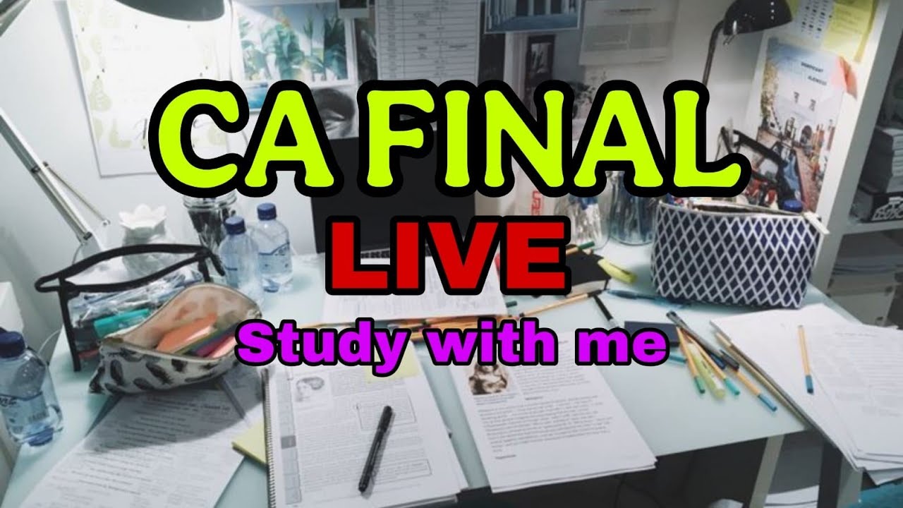 CA Final Study with me Day 4 ⚡🔥