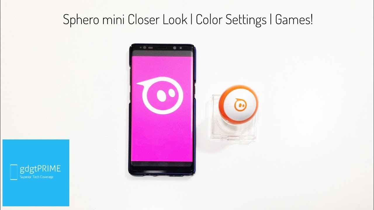Sphero mini Closer Look! | Look at all of the pretty colors and cool games!