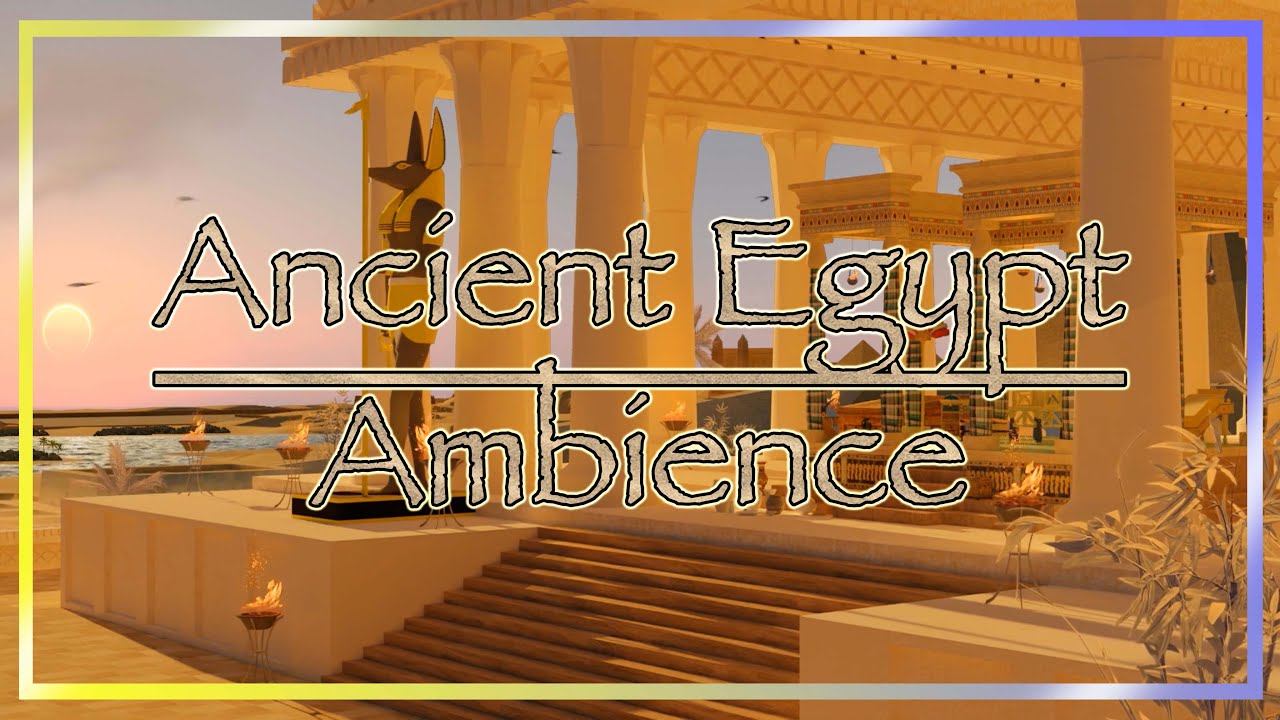 Ancient Egypt Ambience - (NO MUSIC) sounds of crackling fire , cicadas , low wind