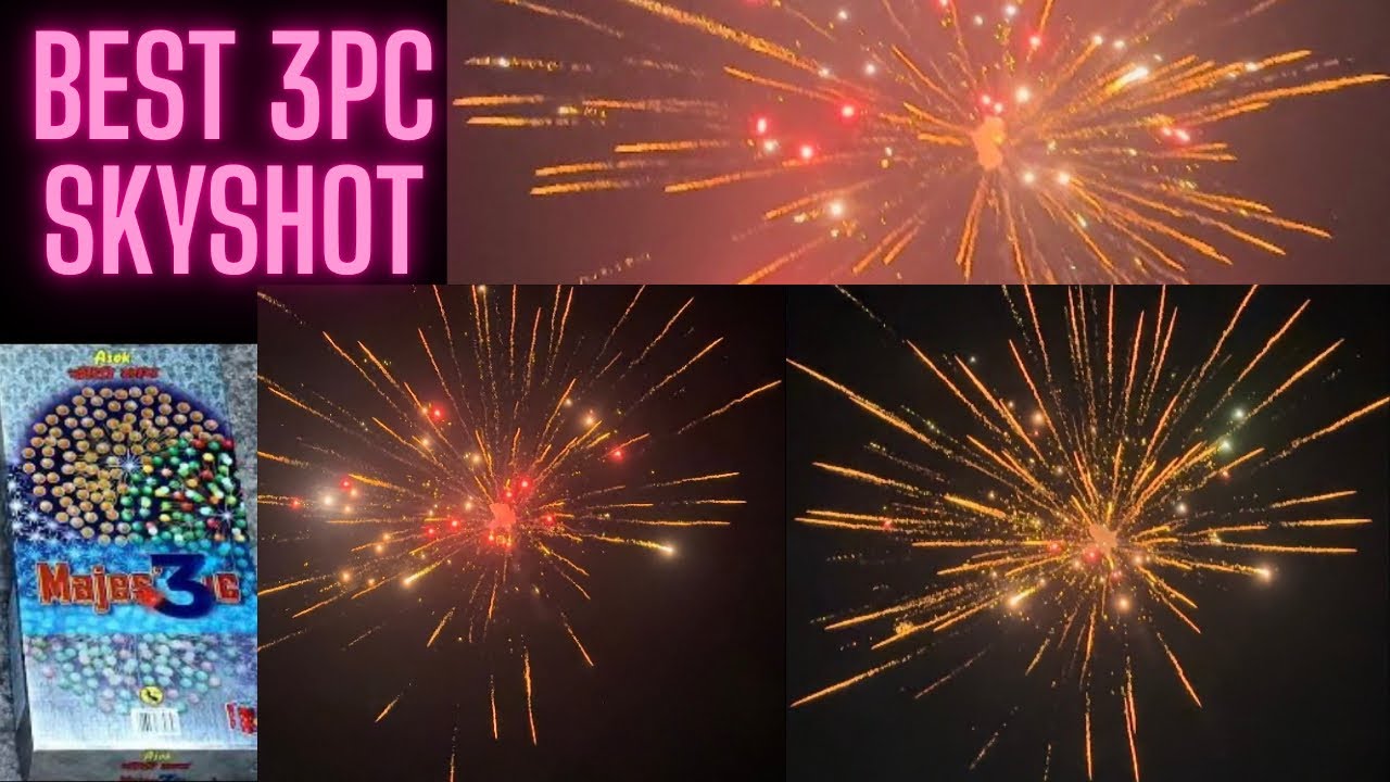 Ashok Fireworks 3pc Majestic Skyshot Cracker Testing 2025 #crackers #fireworks #diwali #bomb