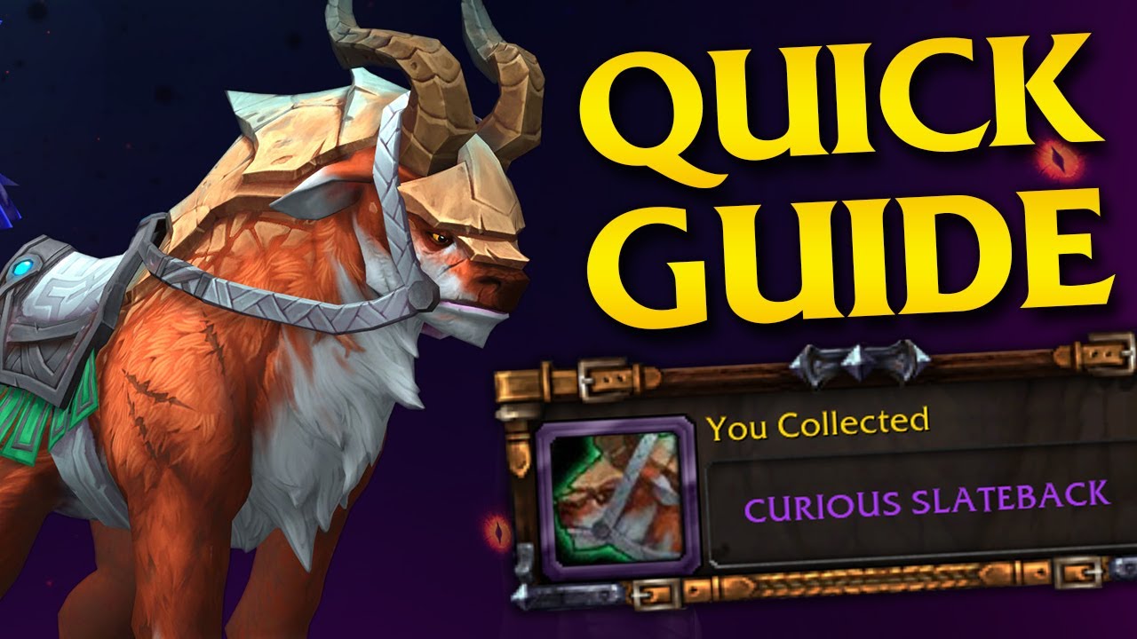 Curious Slateback Mount Guide in Patch 11.2