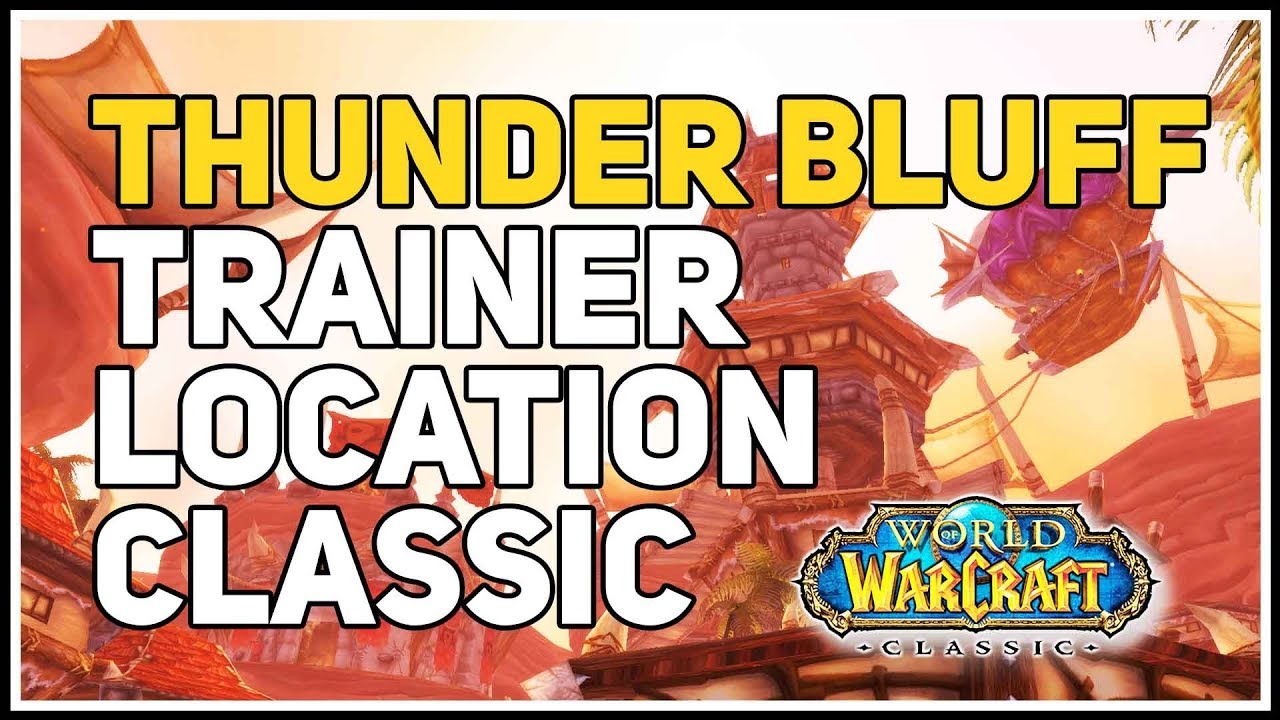 Thunder Bluff Pet Trainer WoW Classic