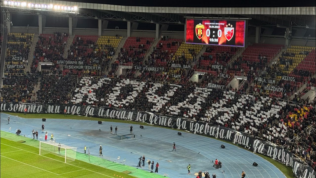 BUTASPORT SPECIJAL: Humanitarna utakmica Vardar - Crvena zvezda 1:3 (16.04.2025.)