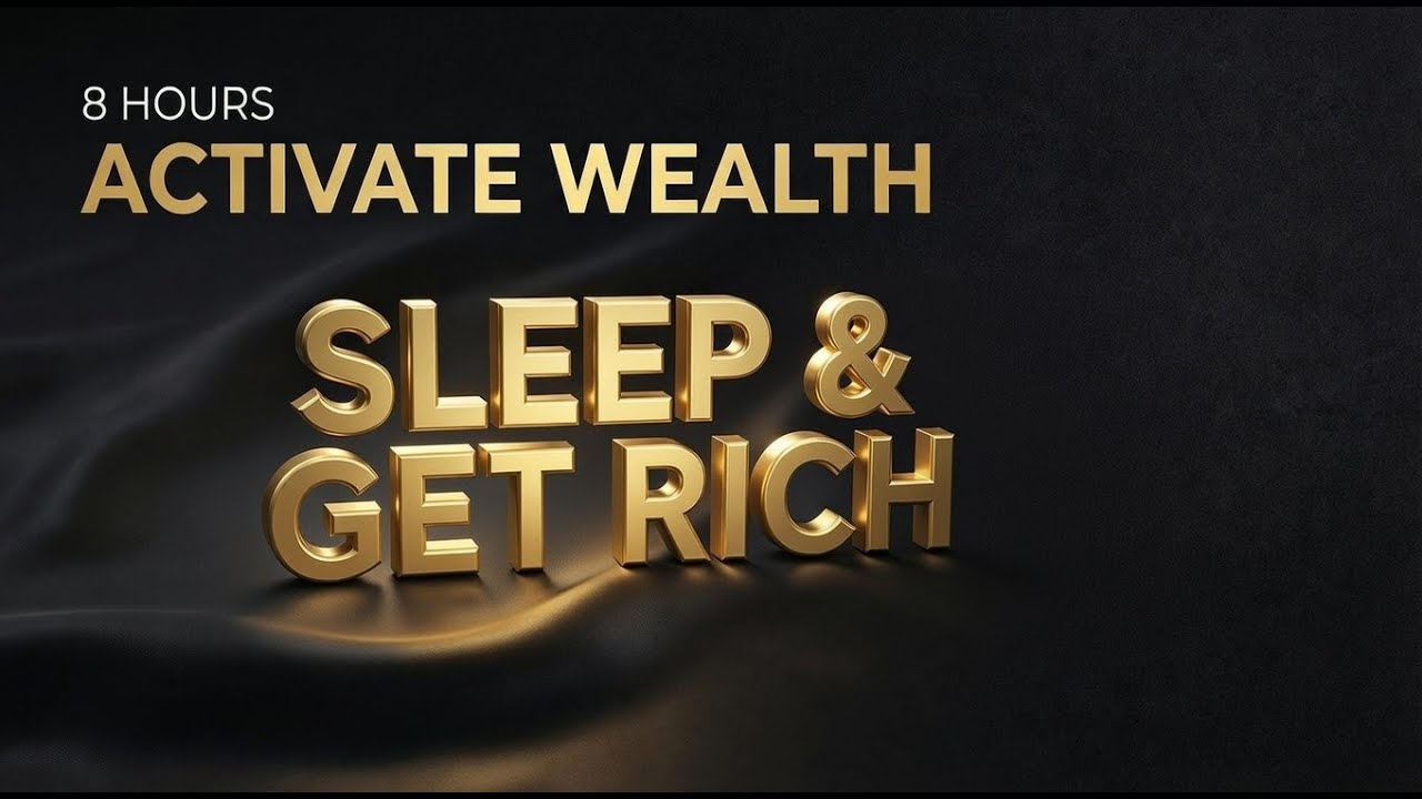 8 Hour Wealth Hypnosis: Reprogram Your Subconscious Mind for Abundance (Black Screen)