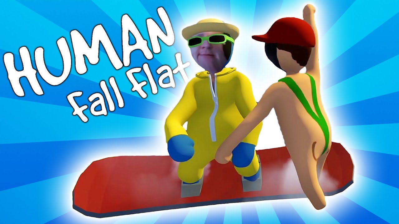 VI &Aring;KTE SNOWBOARD I HUMAN FALL FLAT