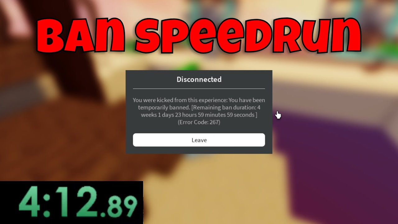 👑WORLD RECORD Legit Ban Speedrun (4:12) | Roblox BedWars