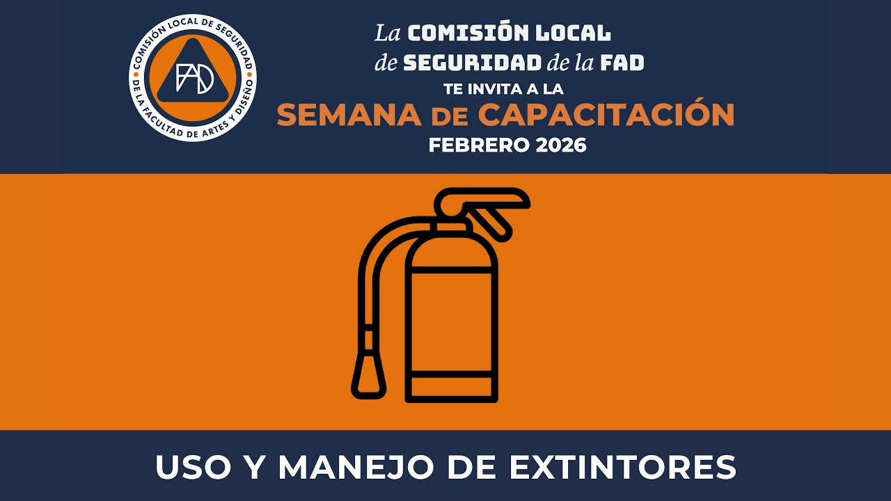 SEMANA DE CAPACITACIÓN - Uso y manejo de extintores