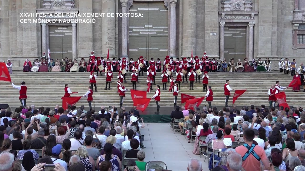 XXVII Festa del Renaixement de Tortosa: Cerimònia d'Inauguració