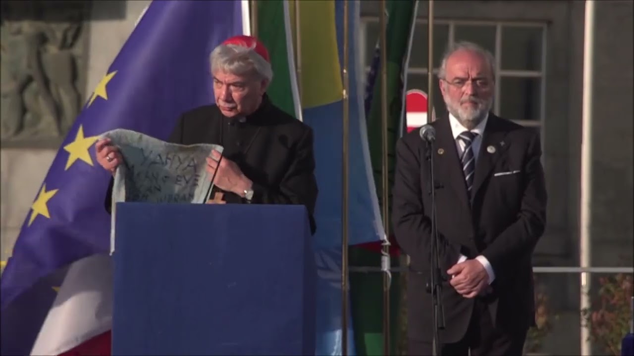 INTERVENTO DEL CARDINALE DOMENICO BATTAGLIA ALLA CERIMONIA DI DEDICA DEL TOTEM DELLA PACE