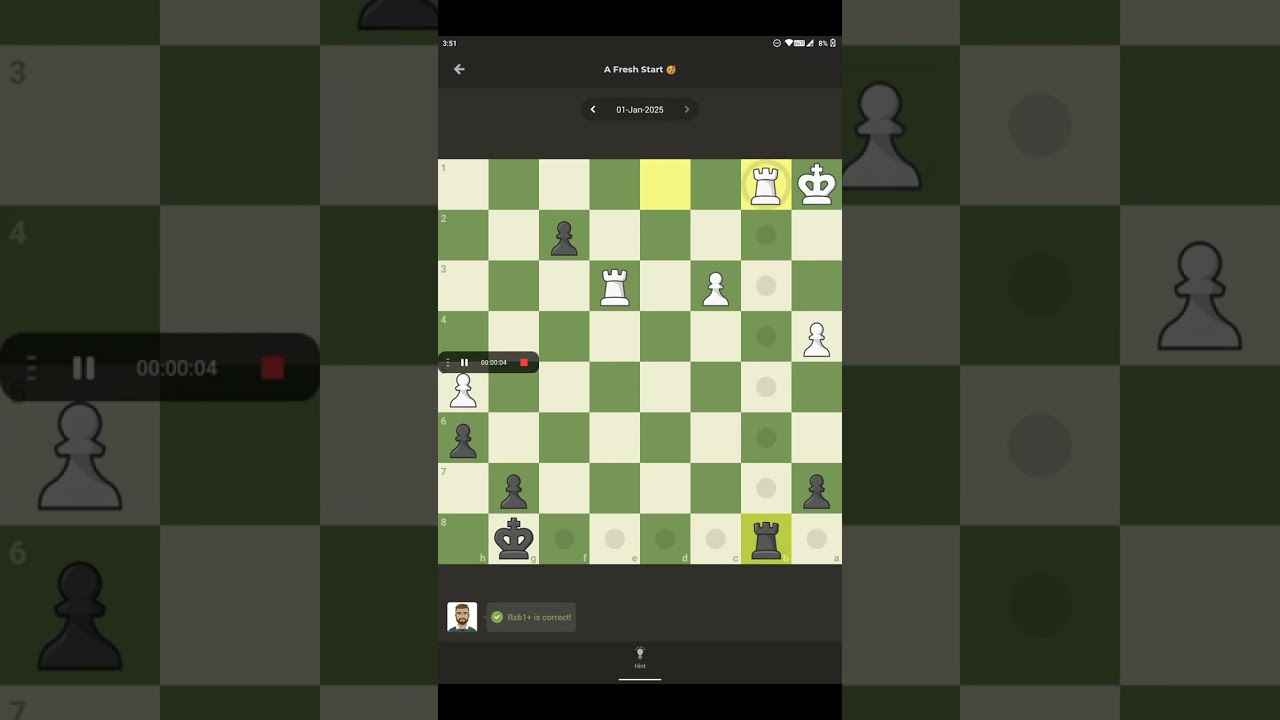 Solving a fresh start puzzle