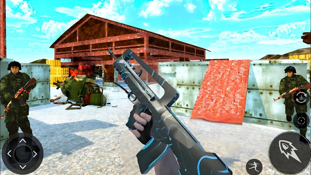 Gun Strike Shooting Game 3D - FPS Commando Secret Mission - Android GamePlay