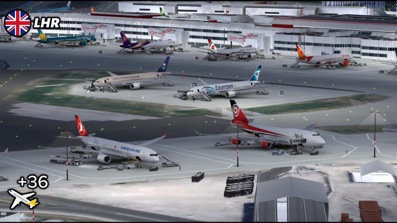 AKU MENGONTRAK 36 PESAWAT DI BANDARA LHR ( HEATHROW ) Part 110 #worldofairports
