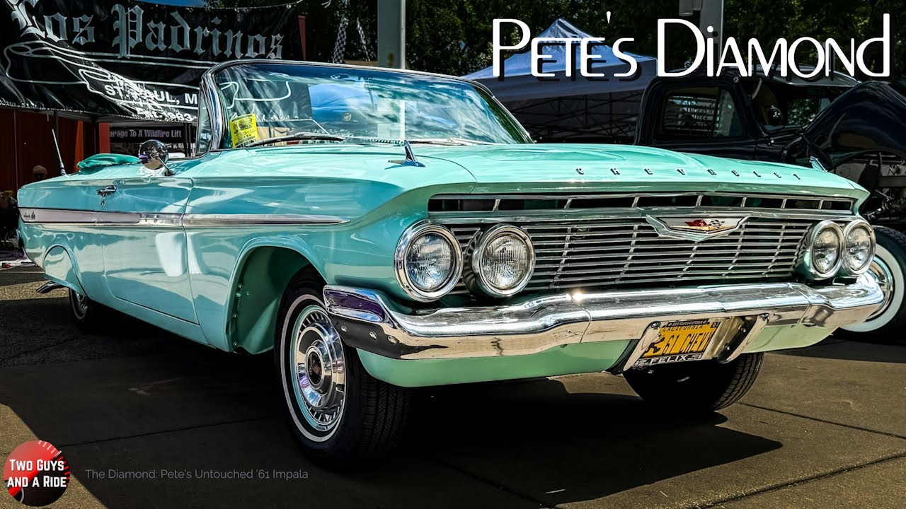 Бриллиант: Impala Convertible Survivo 1961 года