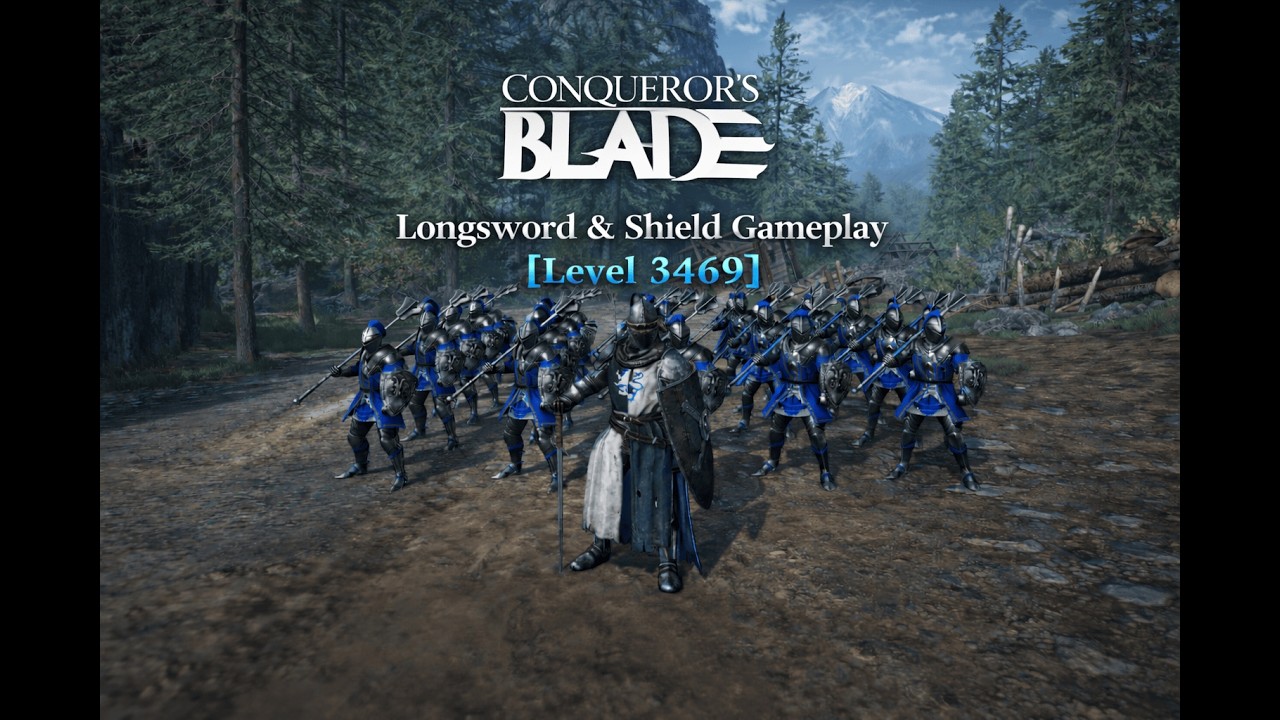 Level 3469 Longsword Knight [Conqueror's Blade Gameplay No Commentary]