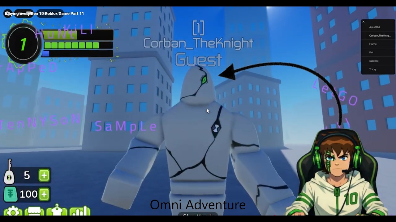 Playing every Ben 10 Roblox Game Part 11