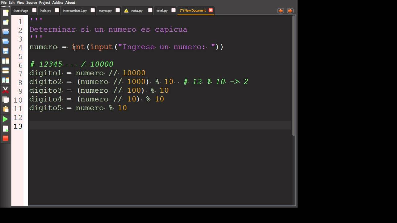 Python - Determinar si es capicua