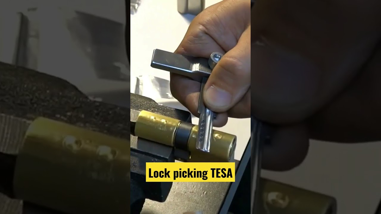 TESA TX80 Lockpick Impression tin foil tool