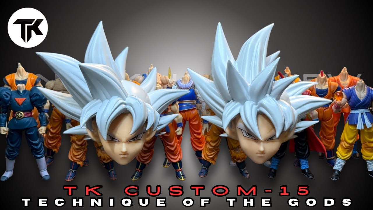 Обзор распаковки набора деталей Goku Mastered Ultra Instinct Tk Custom-15 Technique of the Gods