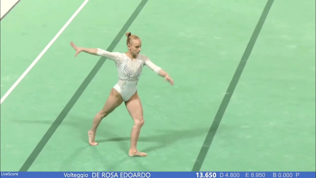 Alice D'Amato 🇮🇹 - 12,650 Floor Routine - (new tumbling pass!) - 2ª Prova Campioniato Serie A1