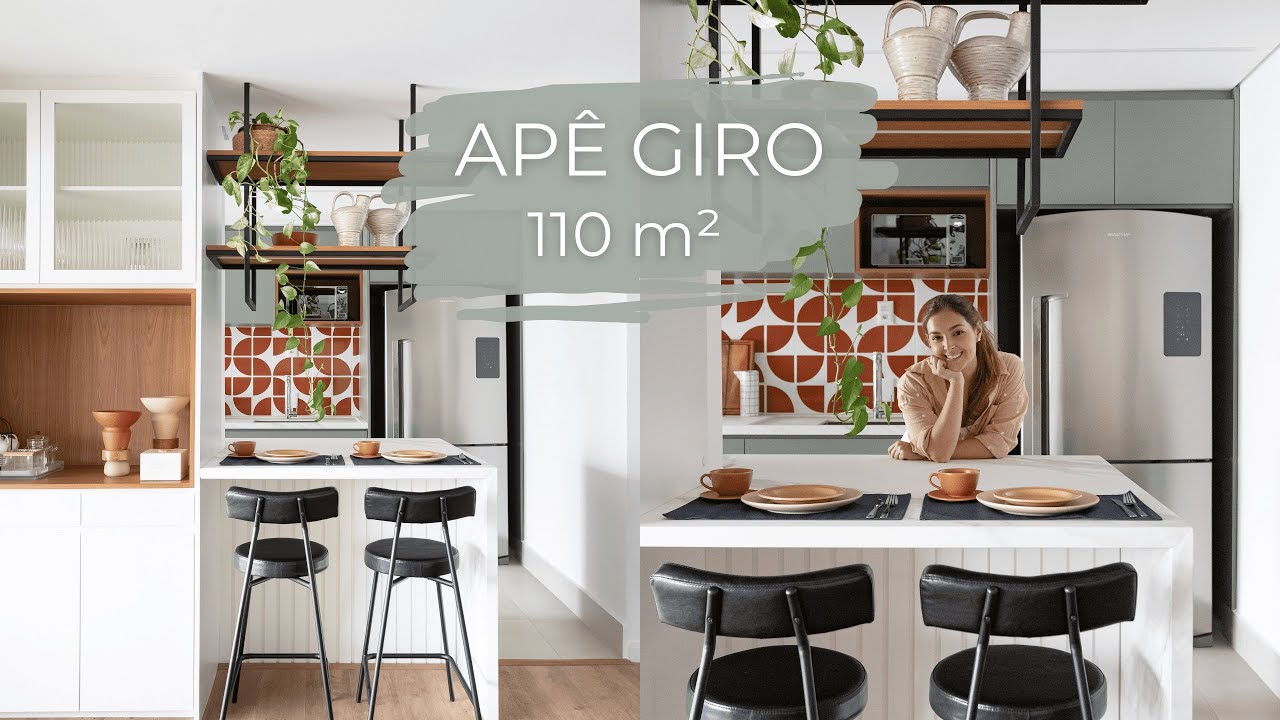 Tour Apê Giro - Apê com todas as paredes estruturais e cheio de cor