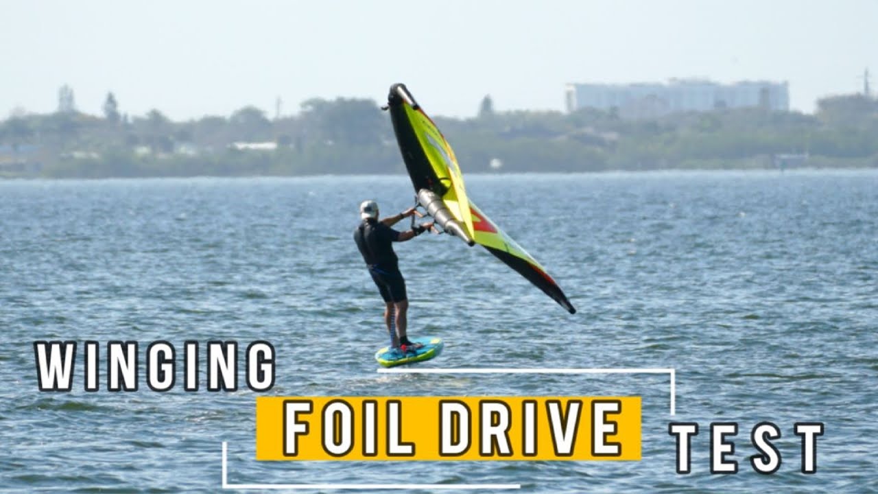 Winging in super light winds, with the Foil Drive Assist Plus