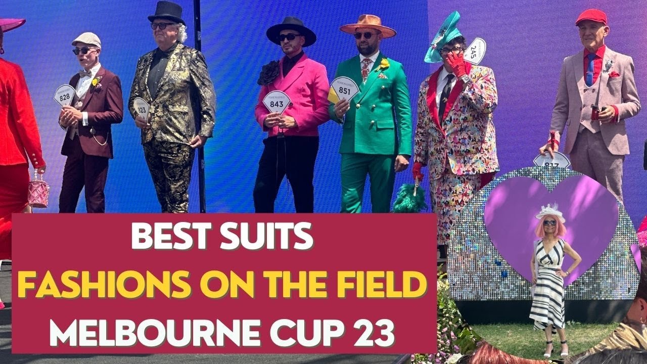 Best Suits At Fashions on the Field Melbourne  Cup 23 (A History Of Fashion)