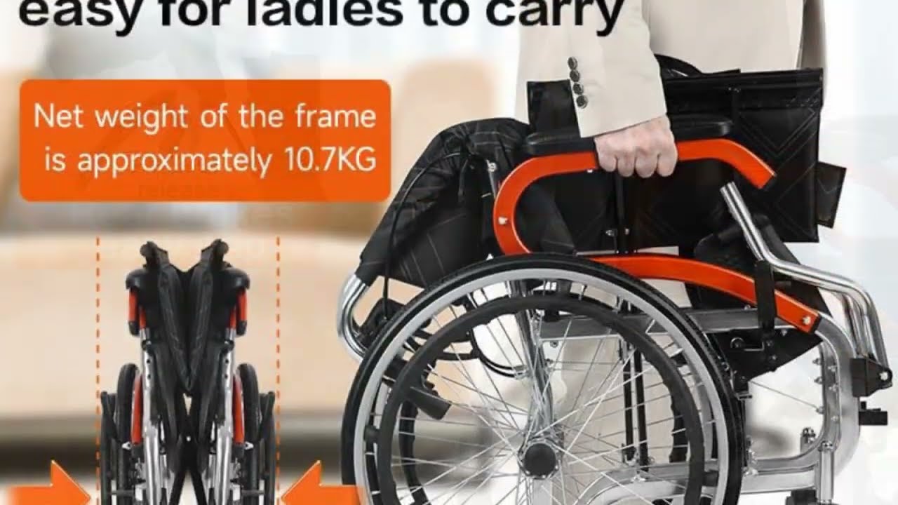 Ultra Lightweight Portable Wheelchair for Adults 🛫 Only 24 lbs! | Travel-Ready & Easy to Use