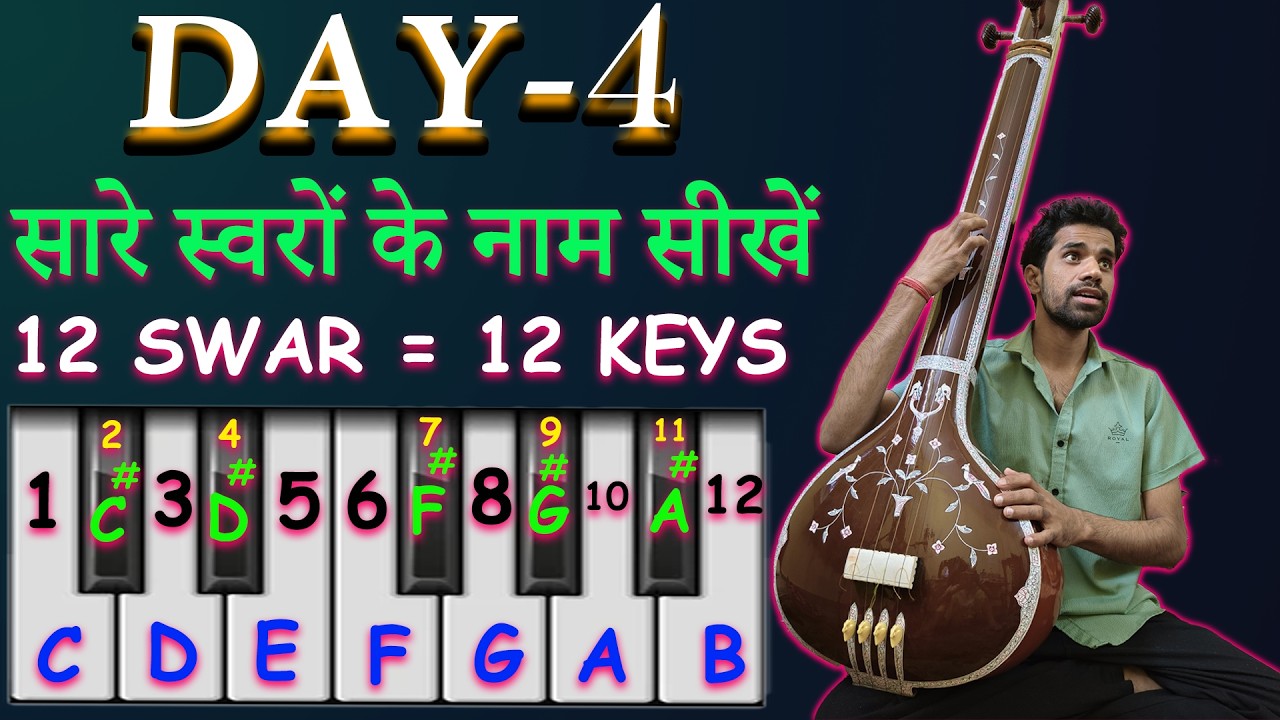 Harmonium Par 12 Swaron Ko Kaise Pehchane? | Harmonium 12 Keys Name