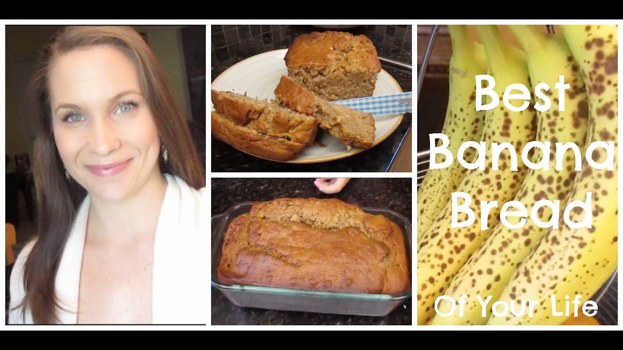 Best Banana Bread EVER!  Uses 4 Naners!
