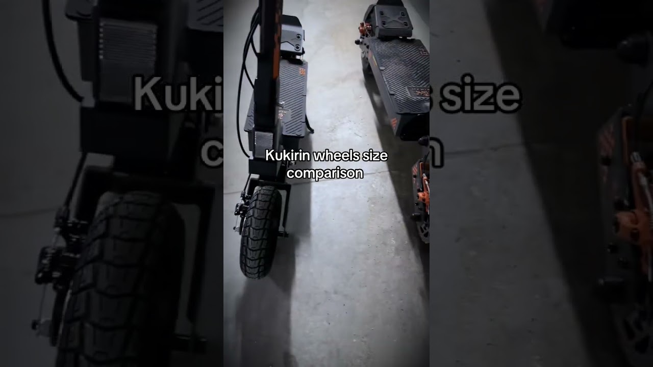 Kukirin g4 wheels size comparison #kukirin