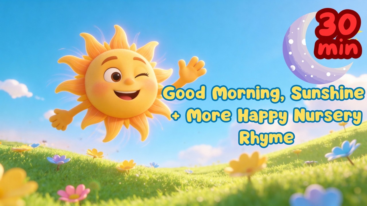 Good Morning, Sunshine | Happy Nursery Rhymes for Kids | 30 Minutes