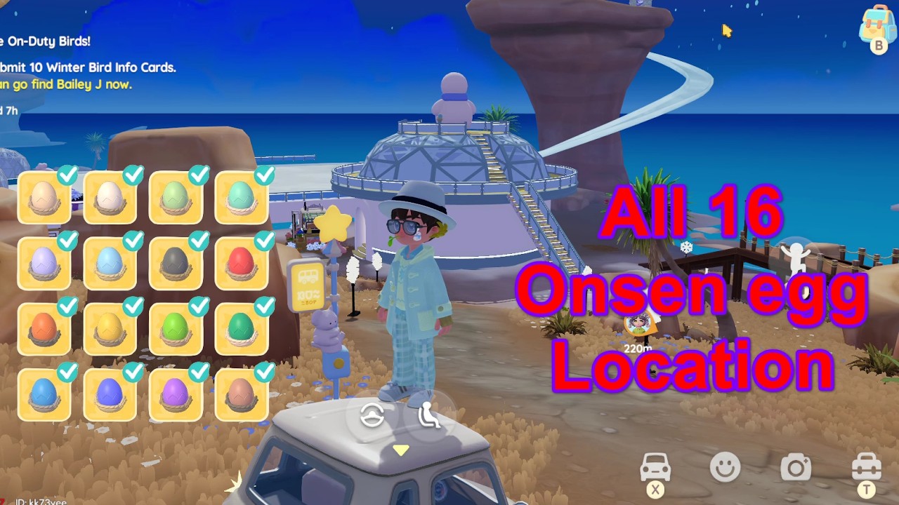 All 16 cracked eggs location in #heartopia