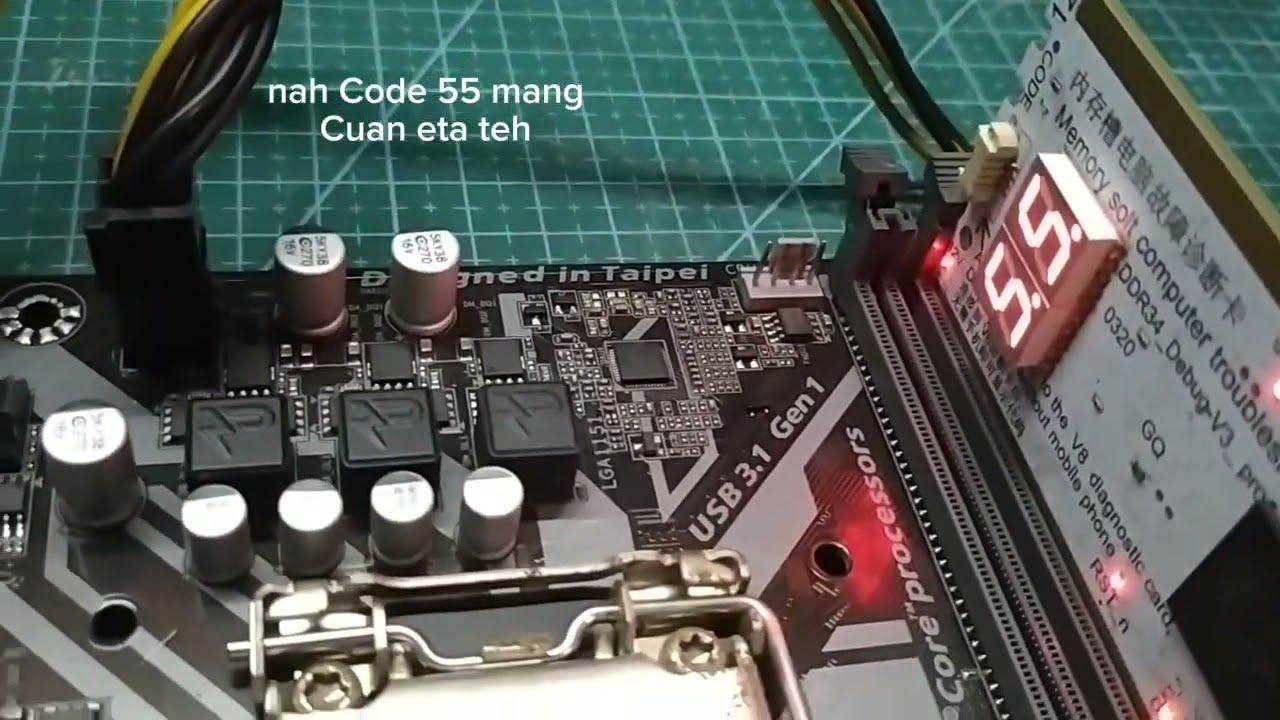 Gigabyte H310M no display ..Vcore Problem