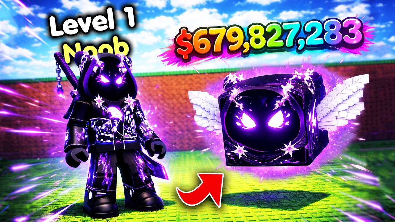 Начинаем заново как НОВИЧОК с секретным приемом в игре Be A Lucky Block! (Roblox)