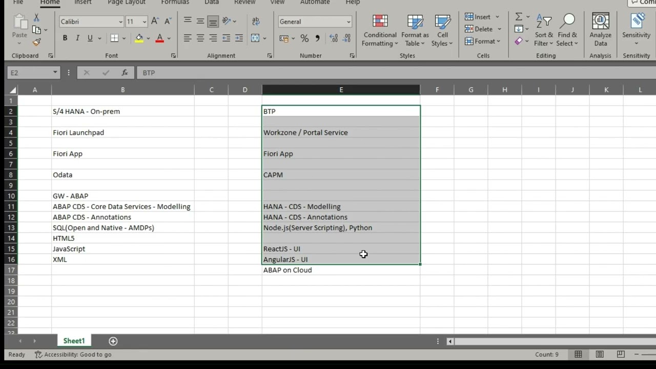 1 - App Dev. Diff. btw S_4 HANA and BTP
