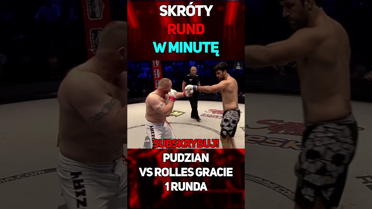 Skr&oacute;t 1 Rundy - Pudzian VS Rolles Gracie #shorts #famemma #mma #pudzian #gracie