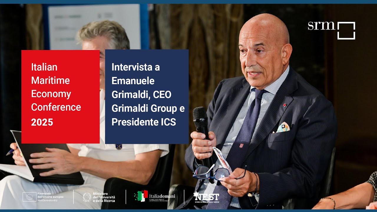 Italian Maritime Economy 2025 | Intervista a Emanuele Grimaldi