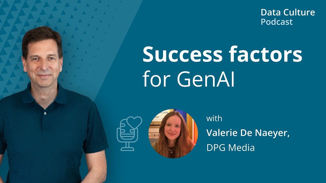 Success factors for GenAI – with Valerie De Naeyer, DPG Media