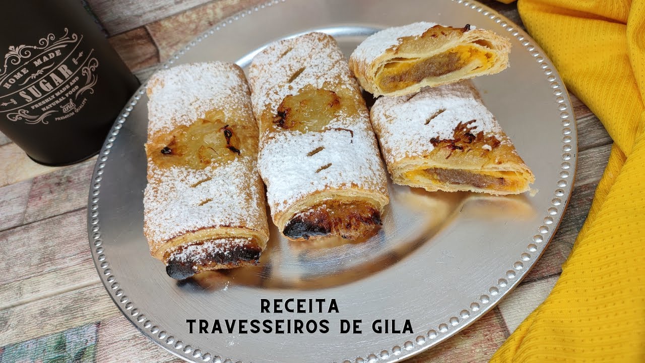 Aprenda aqui a fazer estes maravilhosos Travesseiros de Gila com doce de ovos e canela! 😊