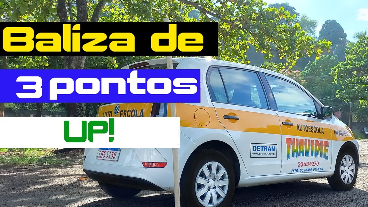 Baliza 3 pontos - VW Up!