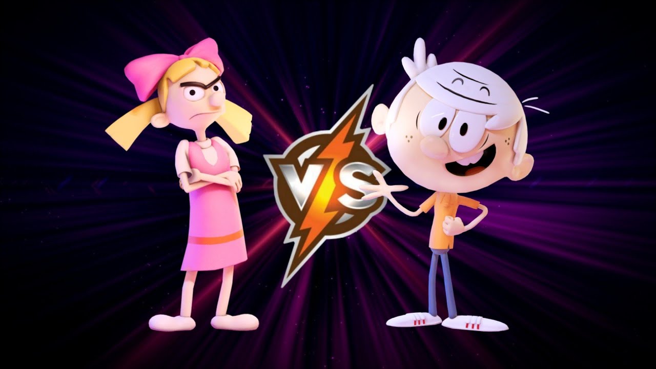 Single Brawl 19 - Nickelodeon All Star Brawl (Helga vs Lincoln Loud)