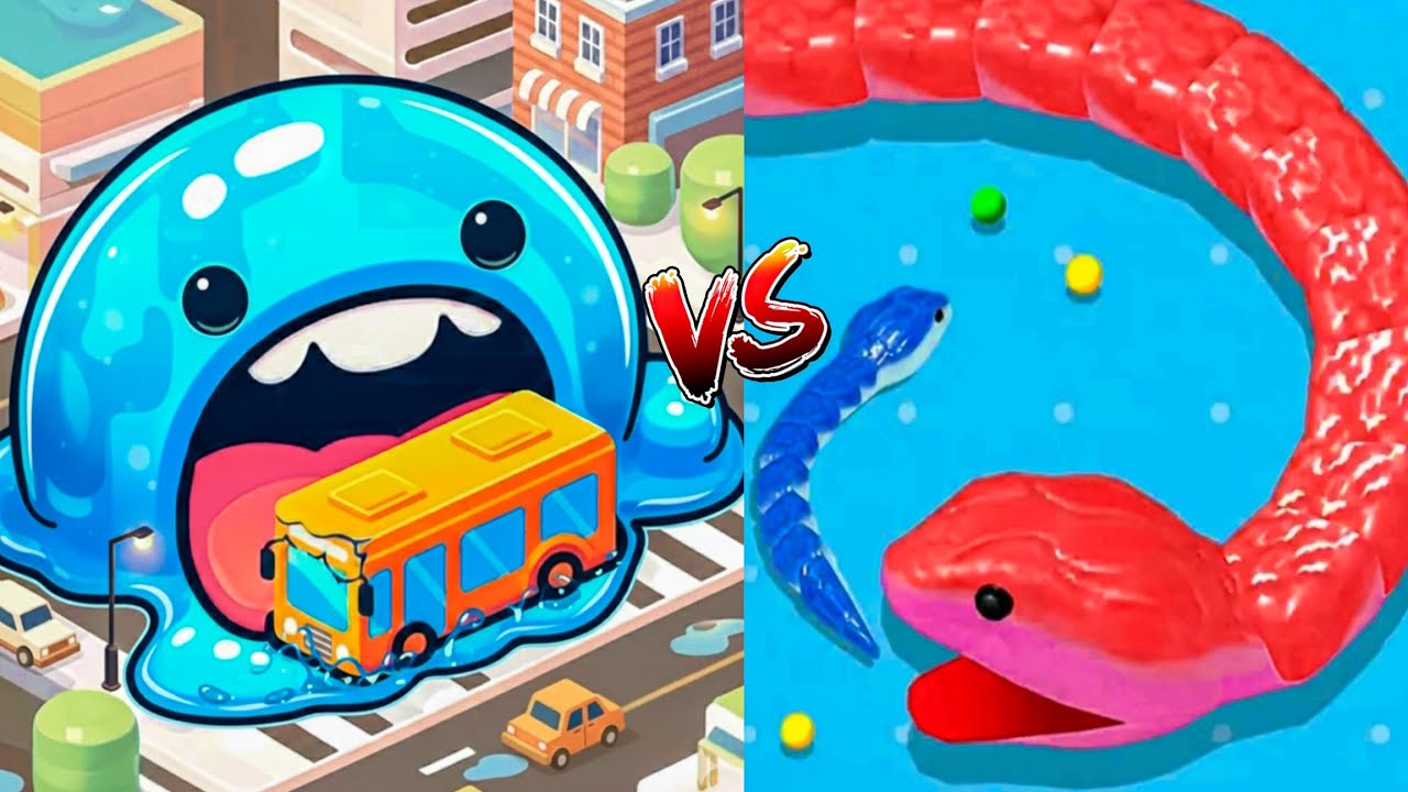 Snake Clash Vs Super Big Slime 3D🐍Max level Epic Comprehension 100%🔥Win Pro Gameplay #13