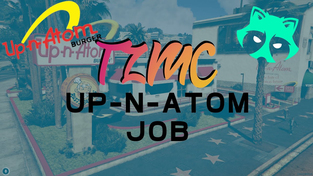 FiveM - Up-N-Atom Burger Job [QBCore] [Gabz]