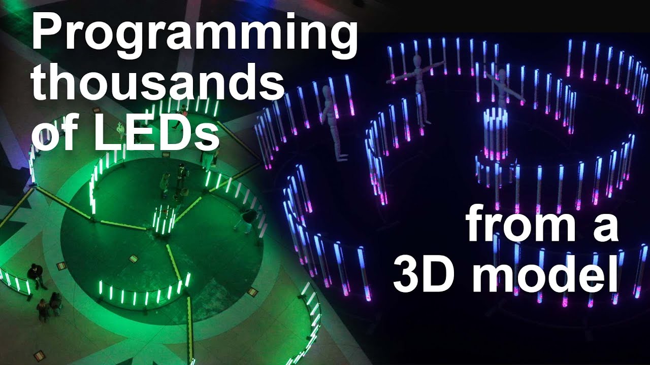 Using video to drive thousands of LEDs