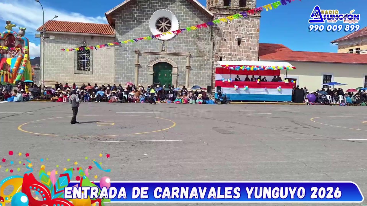 🔵 #YUNGUYO  | CARNAVALES 2026 ✨️🎉🎉
🗓 15/02/2026