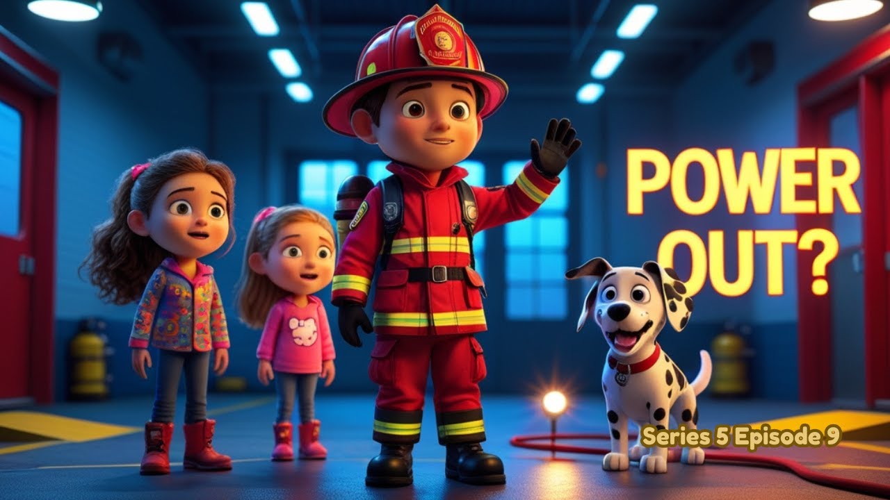 Power Outage for Kids | Firefighter Finn Teaches Staying Calm in the Dark & Safety Skills