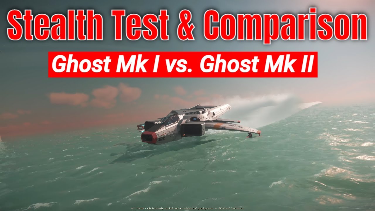 Stealth Test & Comparison: Hornet Ghost Mk I vs. Ghost Mk II | Star Citizen Science & Fun [4k]