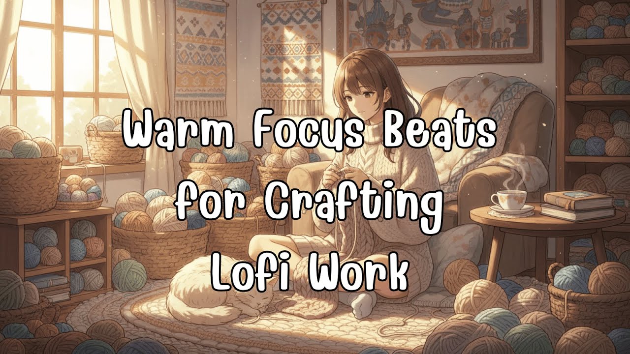 Warm Focus Beats for Crafting Lofi Work by Chill DaDa