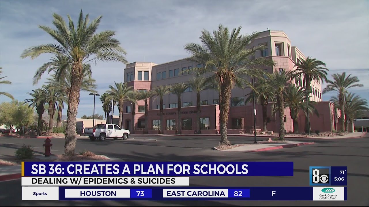 Senate Bill 36 requires school to have a plan to help students deal with epidemics, suicide preventi